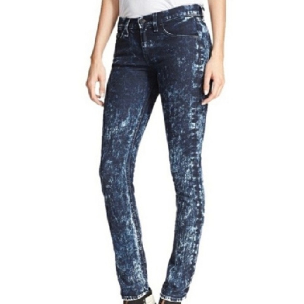 Rag & Bone Acid Wash Skinny Jeans